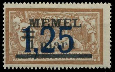 MEMEL 1922 Nr 50 ungebraucht X447ACA