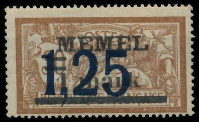 MEMEL 1922 Nr 50 postfrisch X447ADE