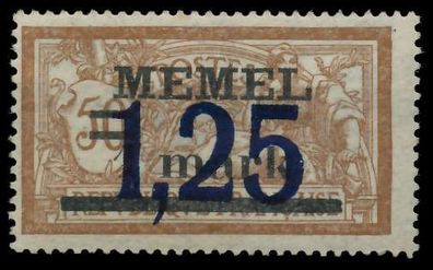 MEMEL 1922 Nr 50 ungebraucht X447AC6