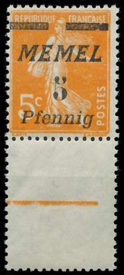 MEMEL 1922 Nr 52Lfu postfrisch SENKR PAAR X447B26