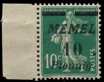 MEMEL 1922 Nr 54b postfrisch gepr. X447B5E