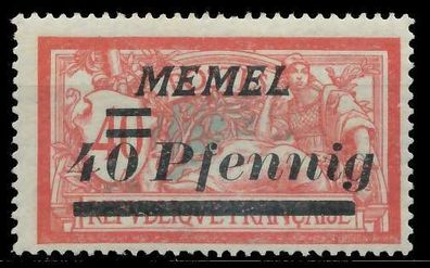 MEMEL 1922 Nr 60 ungebraucht X447C1E