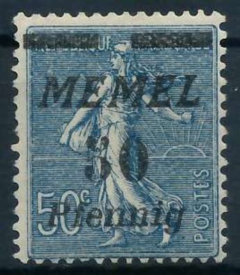 MEMEL 1922 Nr 61b ungebraucht X447C46