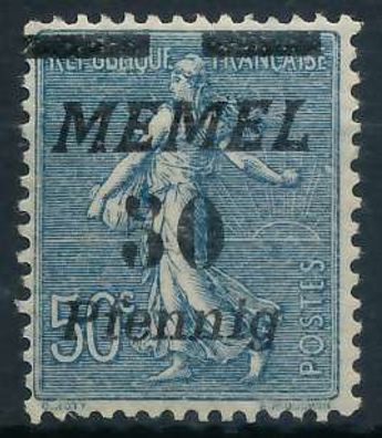 MEMEL 1922 Nr 61b ungebraucht X447C3E