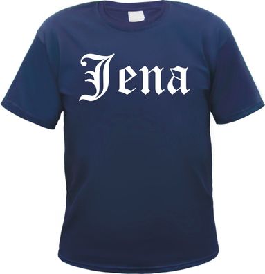 Jena Herren T-Shirt - Altdeutsch - Blaues Tee Shirt