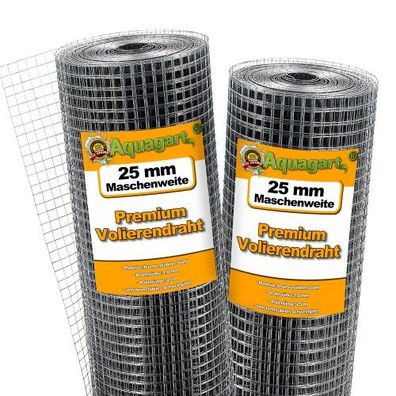 100m x 1m Volierendraht Drahtgitter Schweissgitter Drahtgeflecht Drahtzaun