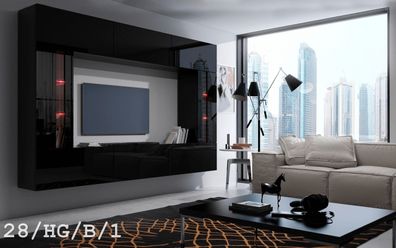 Future 28 1B Möbel für Wohnzimmer Wohnwand Mediawand Schrankwand Wohnschrank