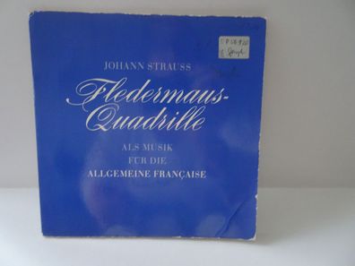 7" Single Kögler EP56920 Johann Strauss Flerdermaus Quadrille Allgemeine Francaise