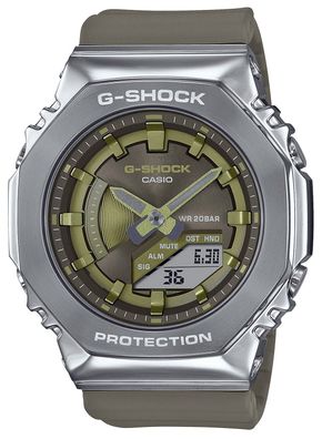 Casio G-Shock Classic Damenuhr Olivgrün GM-S2100-3AER