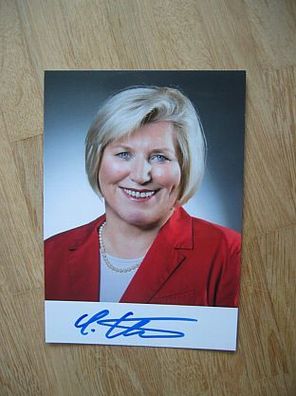 Niedersachsen Ministerin SPD Cornelia Rundt - handsigniertes Autogramm!!!