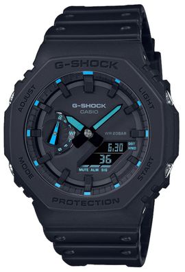 G-Shock Uhr GA-2100-1A2ER Casio Armbanduhr analog digital