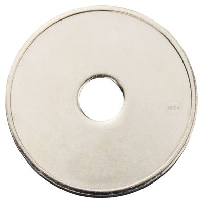 runde Wertmarke M24-3 (26mm x 1,5mm), Token rund, gelocht, vernickelt, VE=100