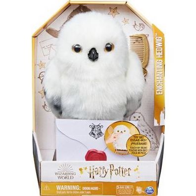 Spin Master Harry Potter Interaktive Plüsch-Eule Hedwig 22cm - Stofftier