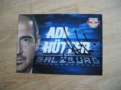 Red Bull Salzburg Adi Hütter - handsigniertes Autogramm!!!