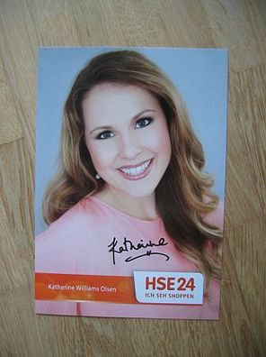 HSE Fernsehmoderatorin Katherine Williams Olsen - Autogramm!!!