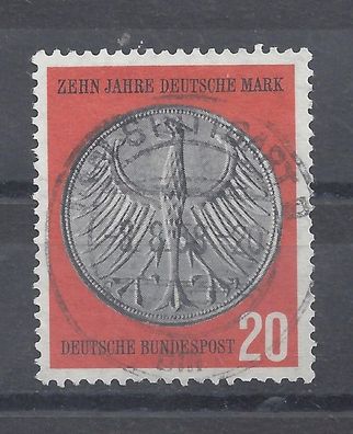 Mi. Nr. 291, BRD, Bund, 10 Jahre Deutsche Mark 20, Varia