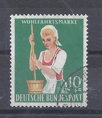 Mi. Nr. 298, BRD, Bund, Jahr 1958, Wohlfahrt 10 + 5, gest. V1a