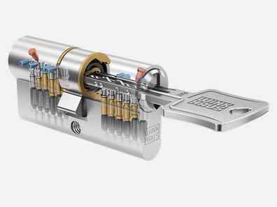 Winkhaus Sicherheitszylinder keyTec N-tra+ Doppelzylinder Schloss Schlüssel
