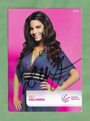 Lilli Hollunder( deutsche Schauspielerin ) - persönlich signierte Autogrammkarte