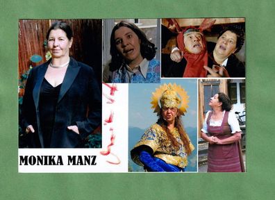 Monika Manz( deutsche Schauspielerin) - persönlich signiert