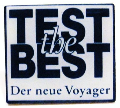 Chrysler - Test the Best - Der neue Voyager - Pin 22 x 19 mm