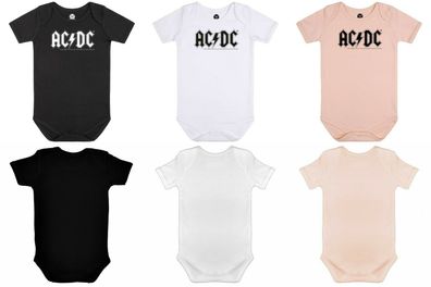 AC/ DC (Logo)-Baby Body 100% Bio Baumwolle Organic Neu New