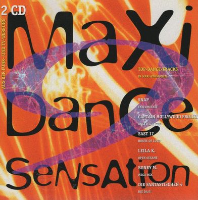 Maxi Dance Sensation 9 (1993) [Audio CD] Snap; Captain Hollywood; East 17; Leila ...