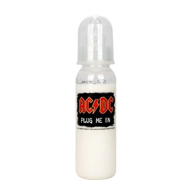 AC/ DC Plug me in Babyflasche Trinkflasche 100% Official Merchandise! Neu New