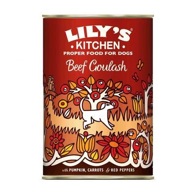 Lilys Kitchen Dog Beef Goulash 400g (Menge: 6 je Bestelleinheit)