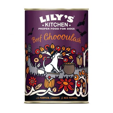 Lilys Kitchen Dog Halloween Beef Ghoooulash 400g (Menge: 6 je Bestelleinheit)