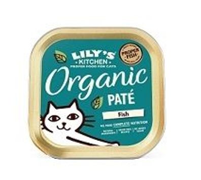Lilys Kitchen Cat Organic Fish Pate 85g (Menge: 19 je Bestelleinheit)