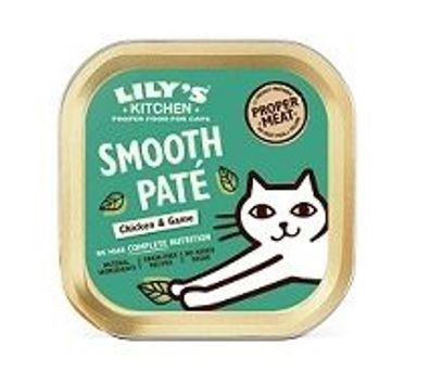 Lilys Kitchen Cat Smooth Pate Chicken Game 85g (Menge: 19 je Bestelleinheit)