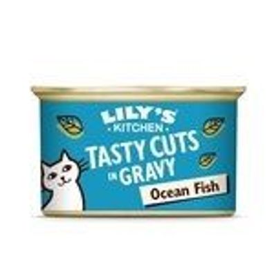 Lilys Kitchen Cat Tasty Cuts Ocean Fish in Gravy 85g (Menge: 24 je Bestelleinheit)