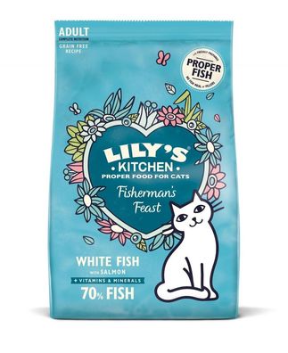 Lilys Kitchen Cat Fishermans Feast White Fish with Salmon 2kg