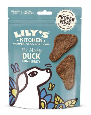 Lilys Kitchen Dog The Mighty Duck Mini Jerky 70g (Menge: 8 je Bestelleinheit)