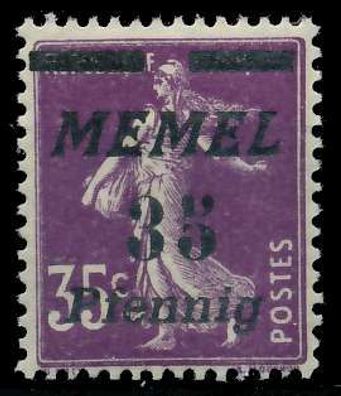 MEMEL 1922 Nr 84 postfrisch X447DCA