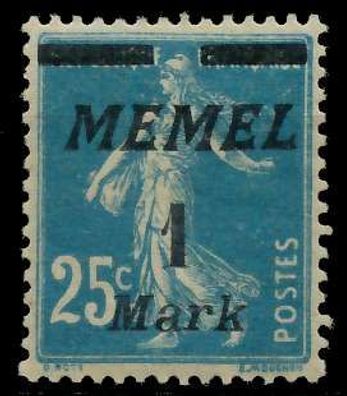 MEMEL 1922 Nr 86I ungebraucht X447E5E