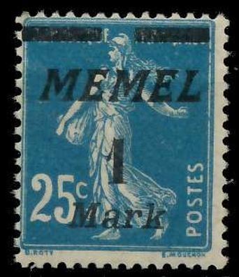 MEMEL 1922 Nr 86I ungebraucht X447E6E