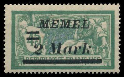 MEMEL 1922 Nr 88V postfrisch X452D52