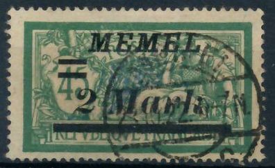 MEMEL 1922 Nr 88IV zentrisch gestempelt X452D7A