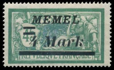 MEMEL 1922 Nr 91 postfrisch X452E3E