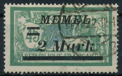 MEMEL 1922 Nr 88IV gestempelt gepr. X452F8E