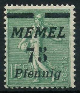 MEMEL 1922 Nr 85 ungebraucht X452FF6