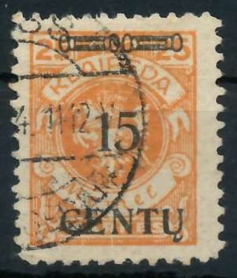 MEMEL 1923 Nr 170AI gestempelt gepr. X4530EA