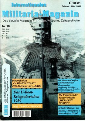 Internationales Militaria Magazin IMM Nr.96