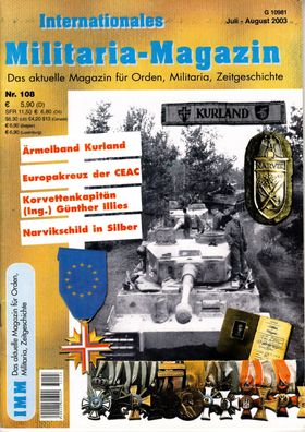 Internationales Militaria Magazin IMM Nr.108