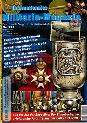 Internationales Militaria Magazin IMM Nr. 191