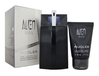 Mugler Alien Man Eau de Toilette EDT 100ml. + Hair & Body Shampoo 50ml.