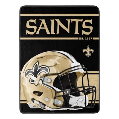 NFL Decke Kuscheldecke New Orleans Saints Silk Throw Blanket RUN Football