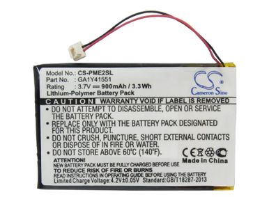 Ersatzakku - CS-PME2SL - PALM Tungsten E2 / GA1Y41551 - 3,7 Volt 900mAh Li-Polymer